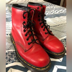 Made in England - cherry Dr Martens circa 1995